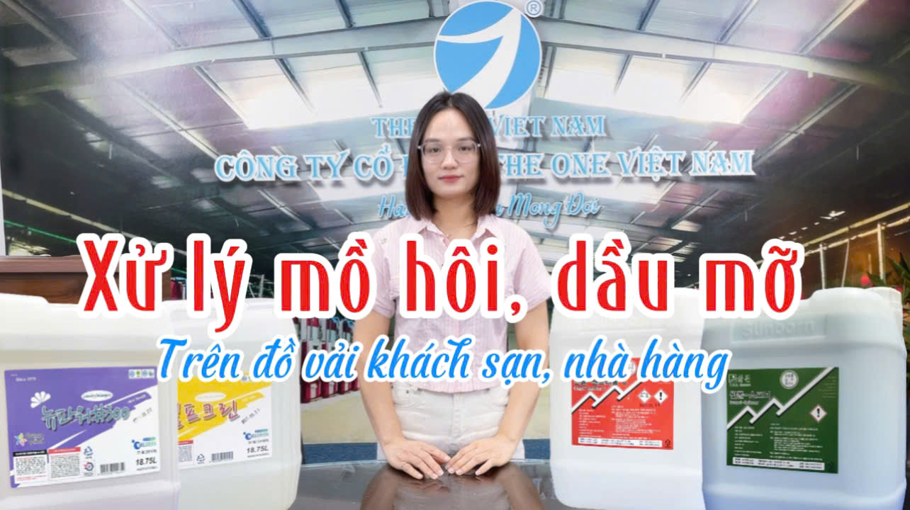 Bộ hóa chất giặt nhà hàng chuyên dụng Xử lý dầu mỡ, khử mùi hiệu quả